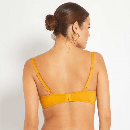 Soutien-gorge paddé bonnet D&E - Jaune moutarde