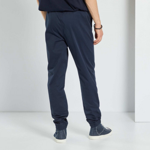 Pantalon esprit 'jogger' - Bleu marine