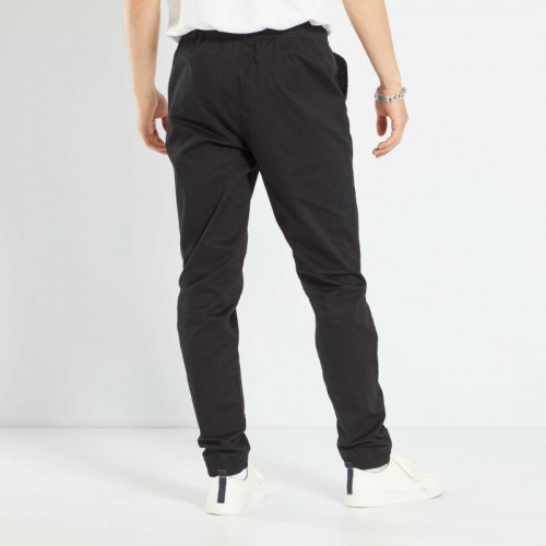 Pantalon esprit 'jogger' - Noir