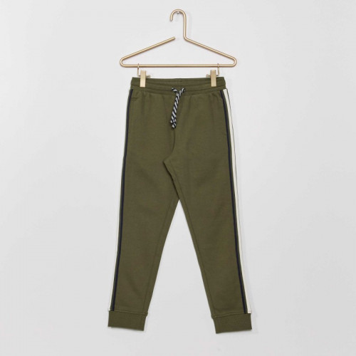 Pantalon de jogging avec bandes contrastantes - Vert