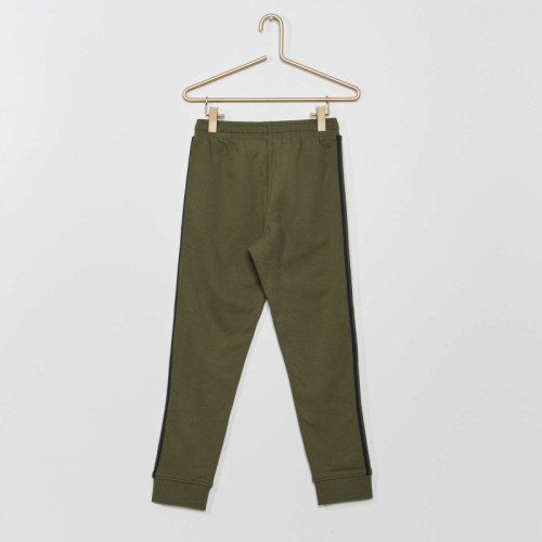 Pantalon de jogging avec bandes contrastantes - Vert