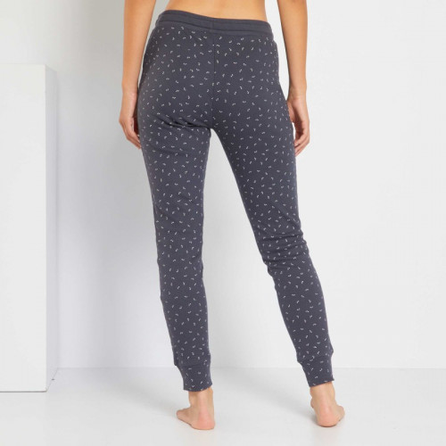 Pantalon coton fines côtes - Gris