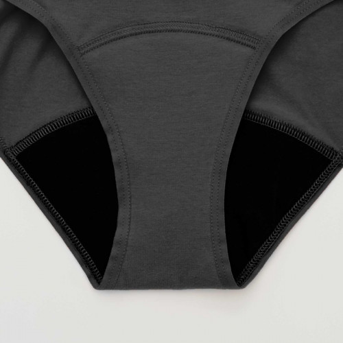 Culotte menstruelle 'KIABI & LEMAHIEU' - Noir