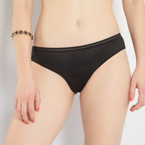 Culotte microfibre - Noir