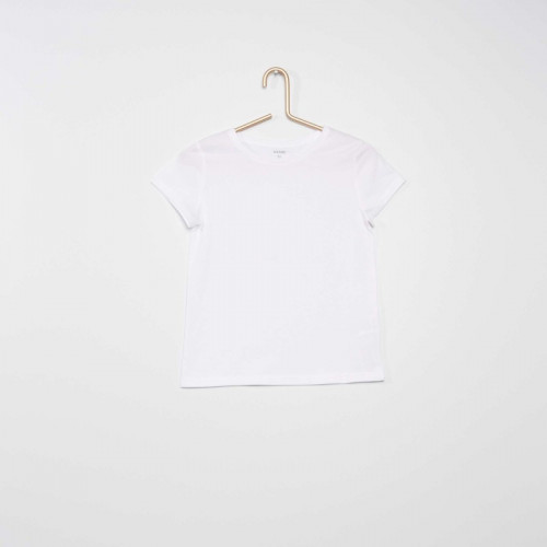 T-shirt coloré en coton - Blanc