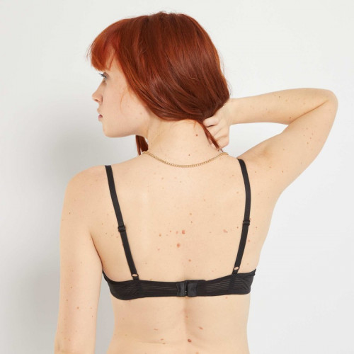 Soutien-gorge paddé microfibre - Noir