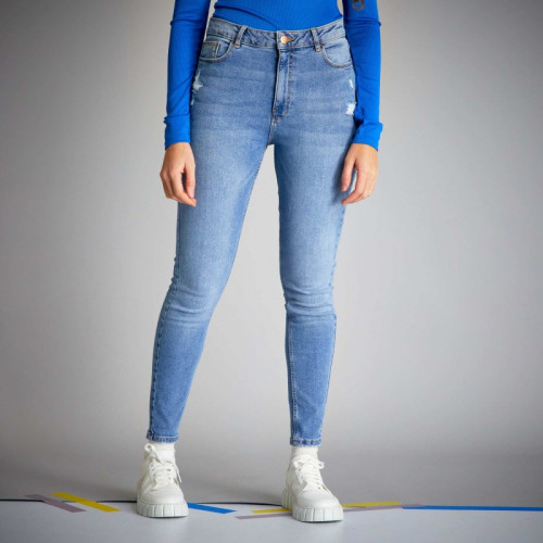 Jean skinny - 5 poches - Bleu