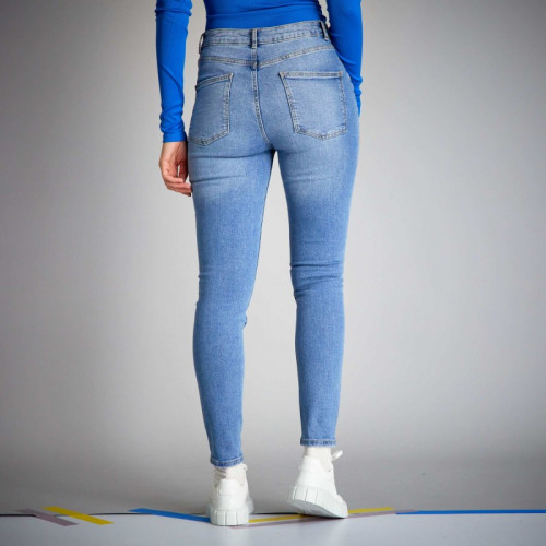 Jean skinny - 5 poches - Bleu