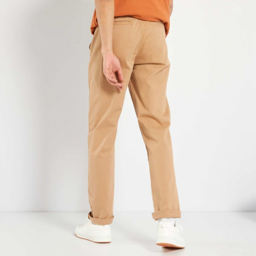 Pantalon chino slim - Beige