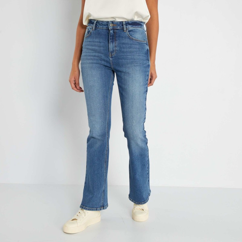 Jean flare - L30 - Bleu