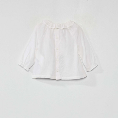 Blouse en coton - Blanc