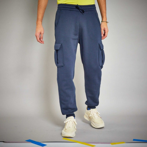 Pantalon de jogging en molleton - Bleu marine