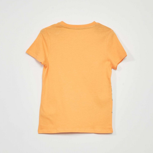 T-shirt à sequins - Orange