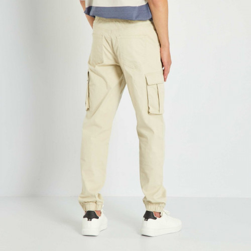 Pantalon type cargo - Beige