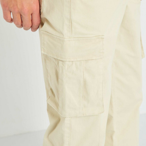 Pantalon type cargo - Beige