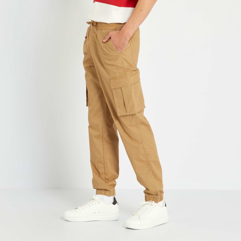 Pantalon type cargo - Camel