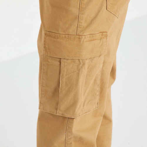 Pantalon type cargo - Camel