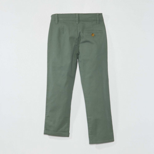 Pantalon chino tapered - Vert