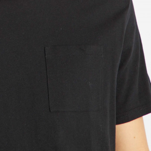 T*-shirt manches courtes avec poches poitrine - Noir