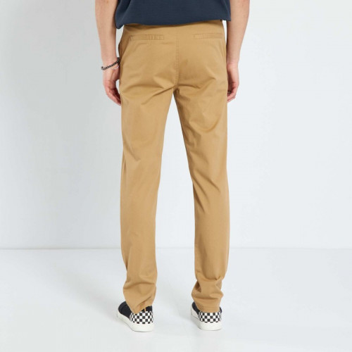 Pantalon chino droit - Beige