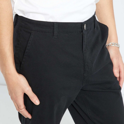 Pantalon chino droit - Noir