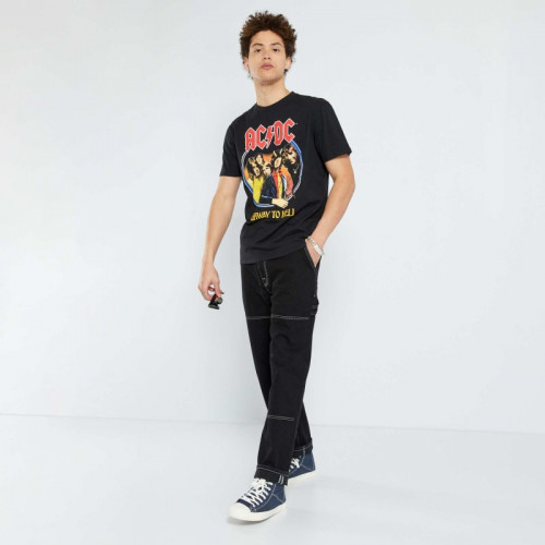 T-shirt en jersey 'AC/DC' - Noir