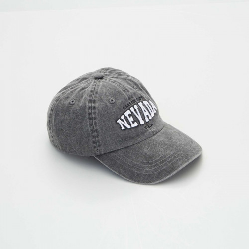 Casquette en toile 'Nevada' - Noir