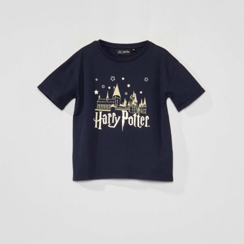 T-shirt 'Harry Potter' en jersey - Bleu marine