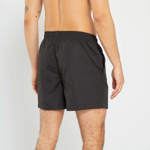 Short de bain uni - Noir