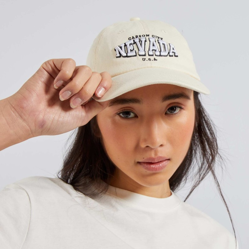 Casquette en toile 'Nevada' - Beige