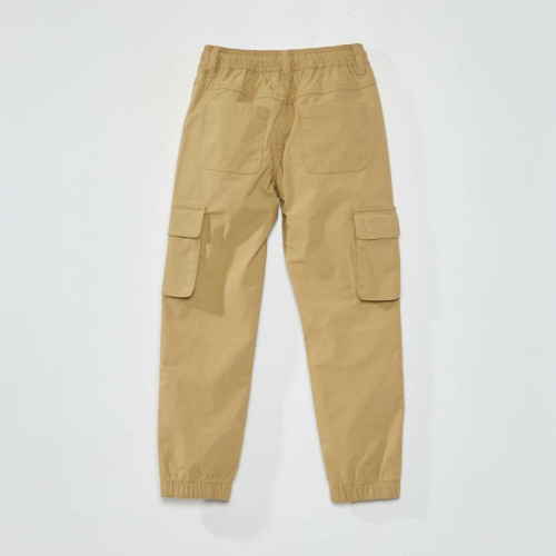 Pantalon cargo en tissu stretch - Beige