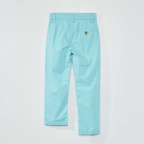 Pantalon chino droit - Bleu