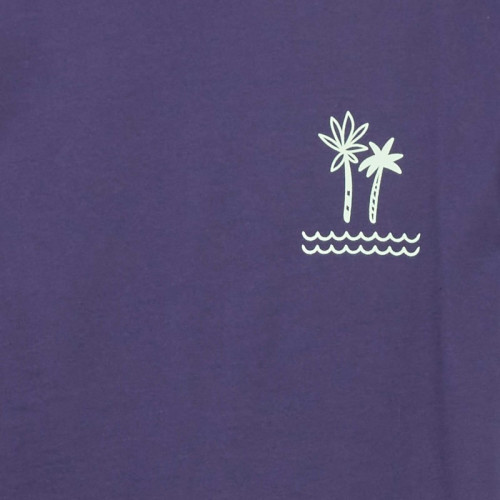 T-shirt imprimé 'Surf' 'Hawaï' - Marine