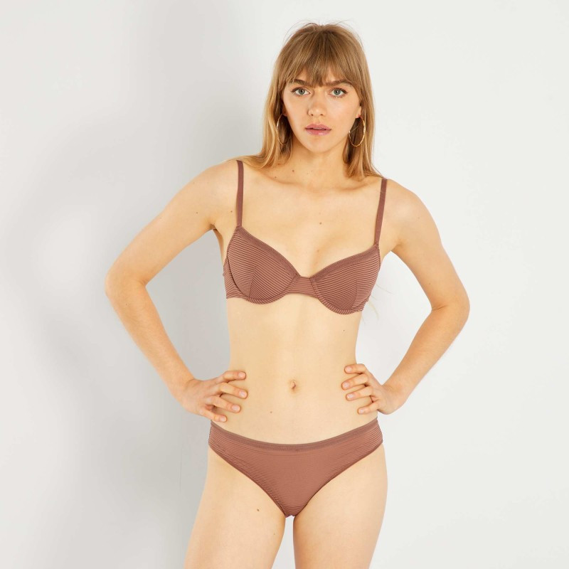 Culotte microfibre - Marron