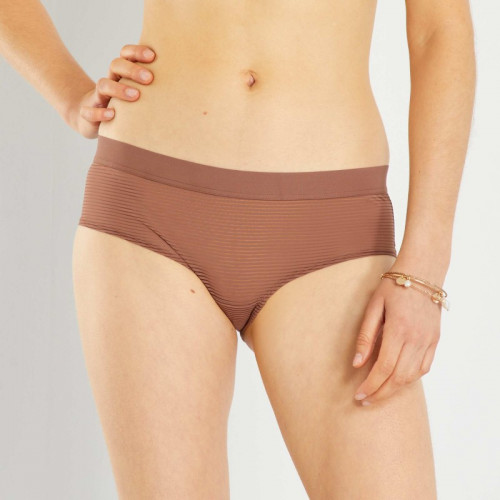 Shorty microfibre - Marron