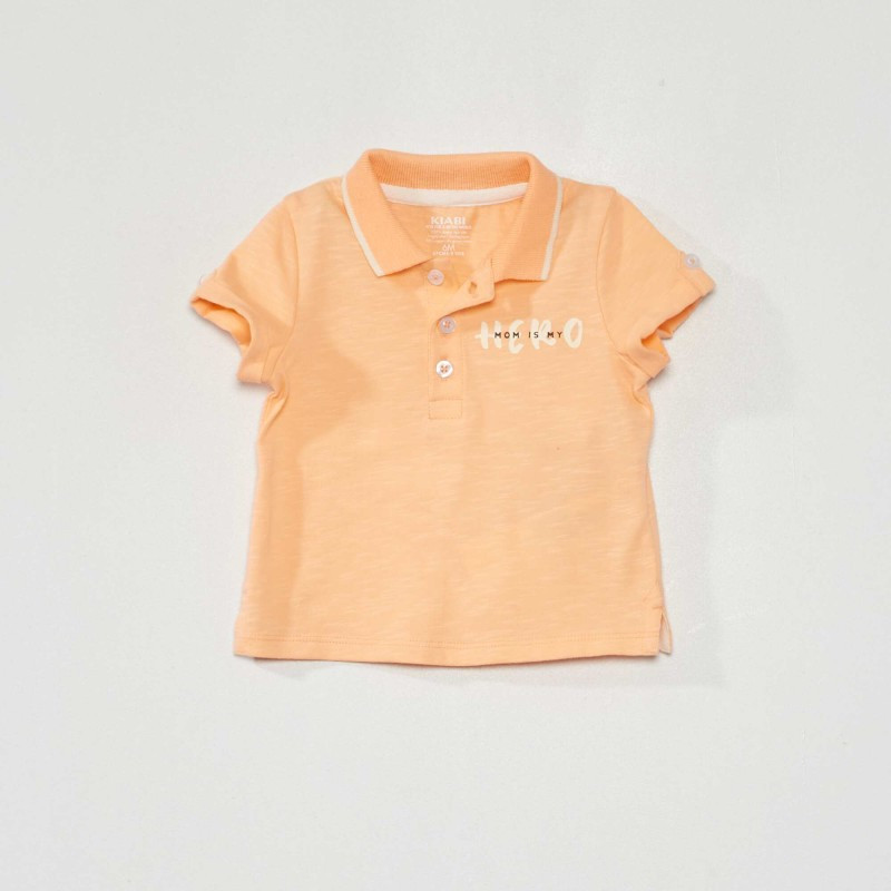 Polo en jersey - Orange