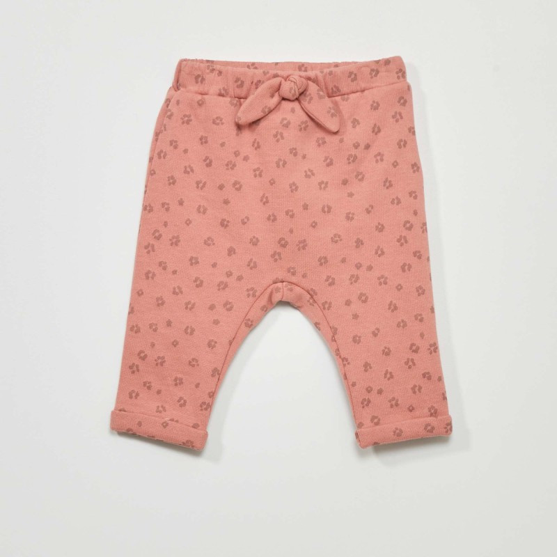 Pantalon en molleton - Rose