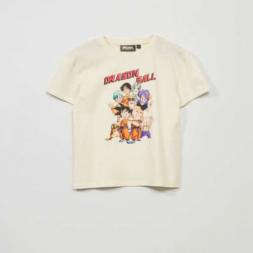 T-shirt 'Dragon Ball' manches courtes - Blanc