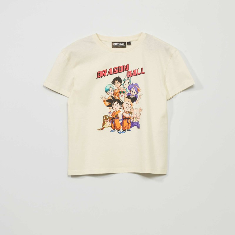 T-shirt 'Dragon Ball' manches courtes - Blanc