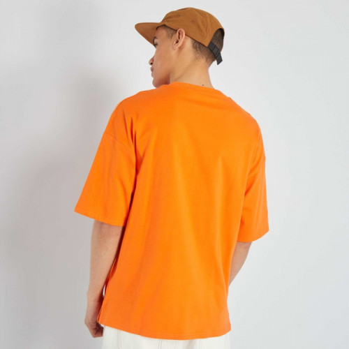 T-shirt oversize en jersey - Orange