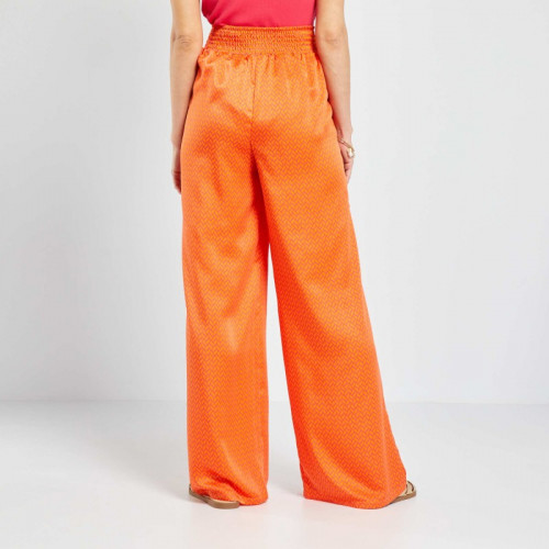 Pantalon large - Orange