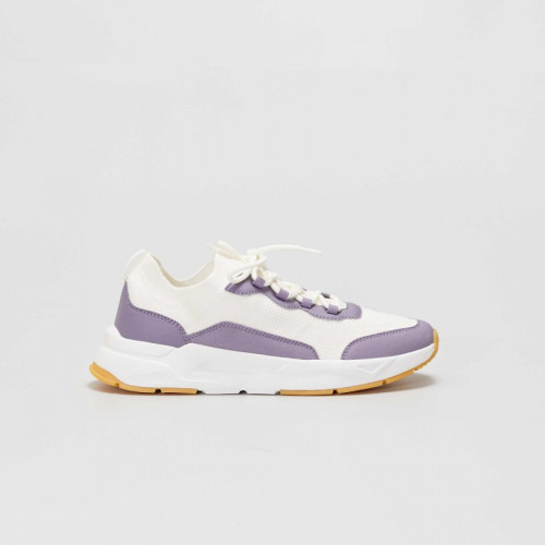 Baskets basses esprit running - Violet