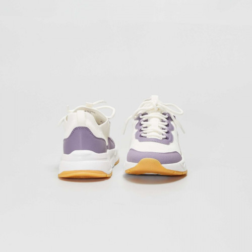 Baskets basses esprit running - Violet