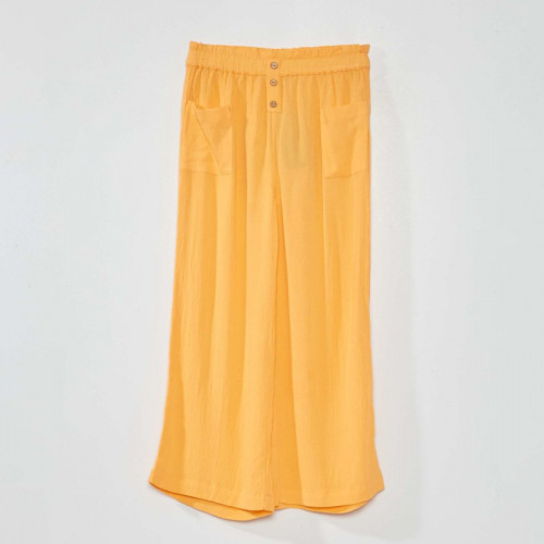 Pantalon large - Orange