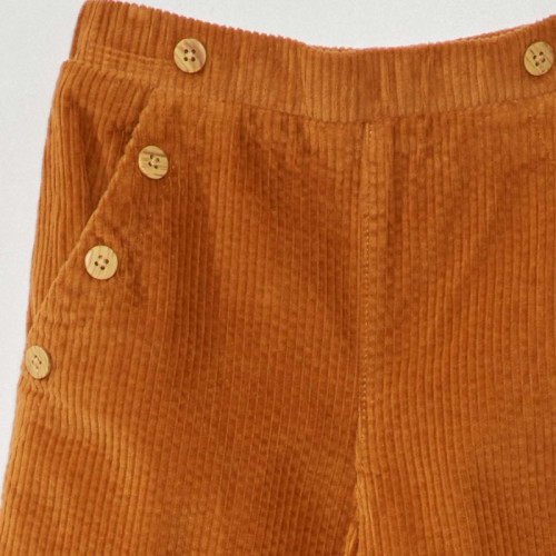 Pantalon en velours côtelé - Marron