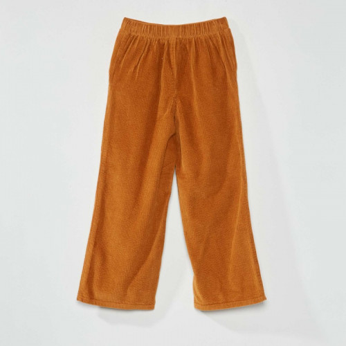 Pantalon en velours côtelé - Marron