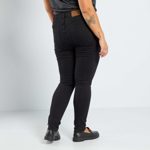 Pantalon skinny stretch - 5 poches - Noir