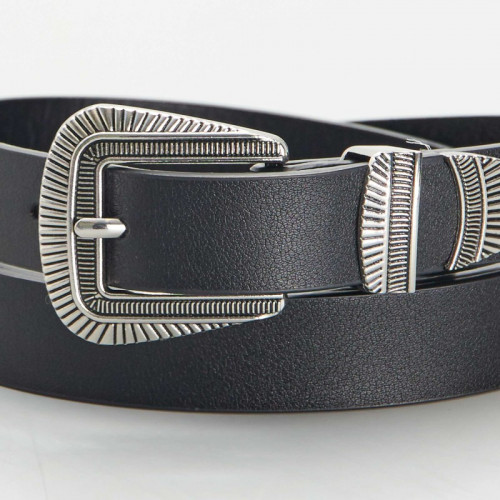 Ceinture style western - Noir