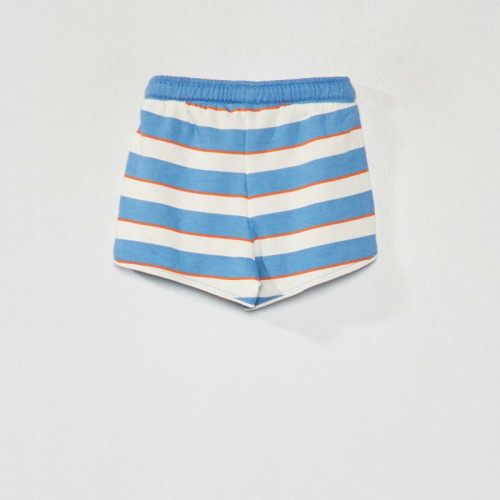 Short à rayures - Bleu/blanc