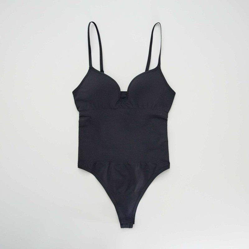 Body en microfibre - Noir